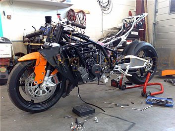 Supercharged KTM RC8 7