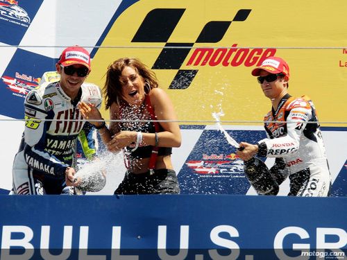 MotoGP Pedrosa Vainqueur Laguna Seca 2009