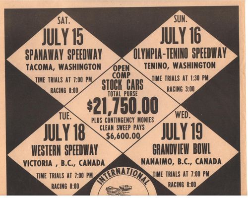 1970 speedway poster