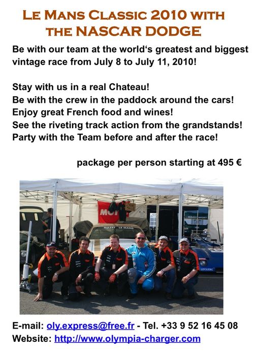 OlyExpress LMC 2010 lodging