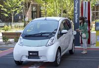 La i-MiEV électrique de Mitsubishi Motors aura une autonomie à pleine charge de 160 kilomètres