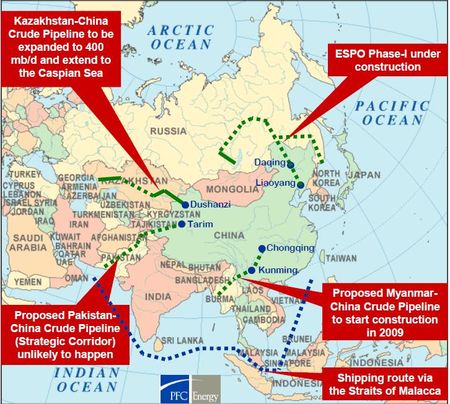 Le chinois CNPC démarre la construction de la tête de pont du pipe-line birman