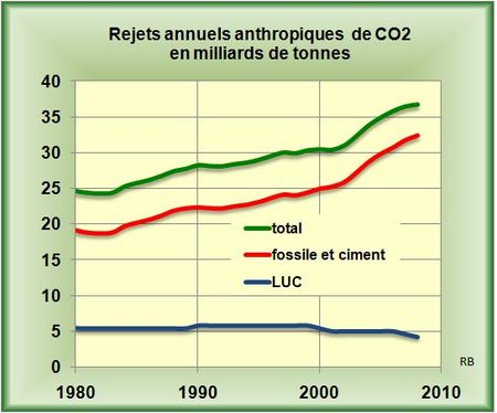 De moindres déboisements en 2008 expliqueraient partiellement la monotonie de la croissance de la teneur moyenne annuelle en CO2 dans l’atmosphère