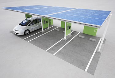 Toyota va développer un réseau de chargeurs photovoltaïques pour ses Prius rechargeables