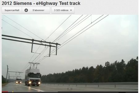 Siemens: une autoroute électrifiée pour poids lourds hybrides