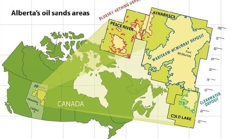 Les sables bitumineux: une part croissante des ressources énergétiques de l’Alberta dans les dix ans à venir