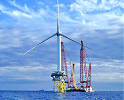 Un nouveau type d’éolienne à l’essai au large de l’Ecosse