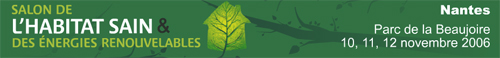 Salon de l’habitat sain et des énergies renouvelables à Nantes