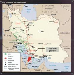 Un champ géant exploité au Nord du Qatar, interdit au Sud de l’Iran