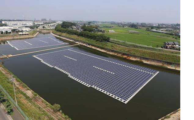Japon: des modules photovoltaïques flottants