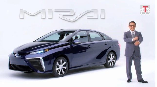 Toyota annonce la MIRAI: hydrogène et pile à combustible