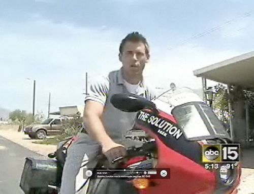 La première moto solaire…