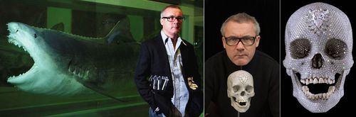 Damien Hirst spin le Cross Bones de Harley-Davidson