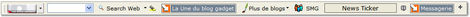La toolbar du blog moto