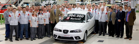 6 millionth car for Seat Martorell