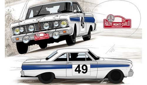 2011 Historic Rallye Monte Carlo VIP package: be with the Ford Falcon Team
