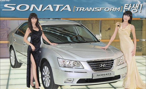 First pictures of the redesigned Sonata