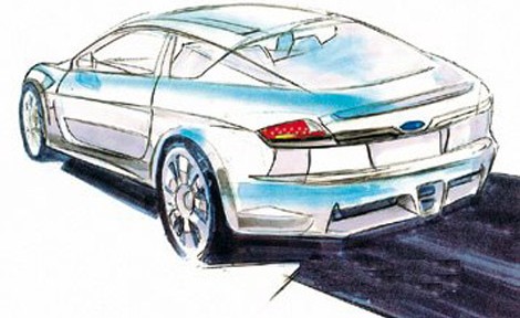 Toyota/Subaru coupé: sketch and more info