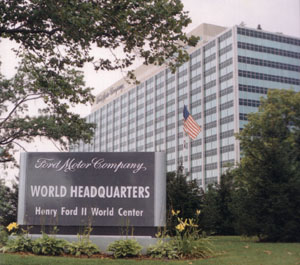 Ford records profit for first time in 21 months