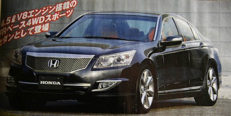 Honda to feature a V8 engine at last?