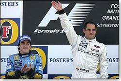 Montoya wins at Silverstone while Alonso strengthens his position