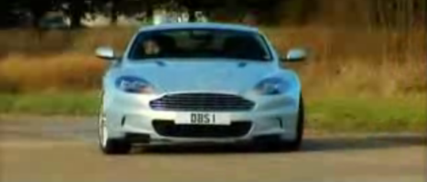 Tiff Needle drives the Aston Martin DBS