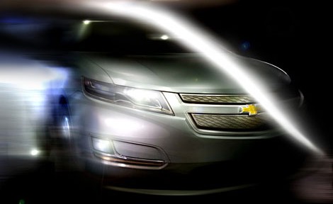 First teaser of the Chevrolet Volt